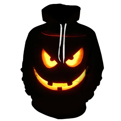 Buy 21 Styles 3d Digital Printing Halloween Series Men Casual Hoodies Jacket Coat • 19.10£
