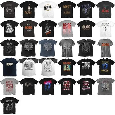 Buy Various AC/DC Short Sleeve T-Shirts Official Licensed Rock Classic Band Album • 13.95£