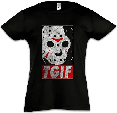 Buy 13th Friday Kids Girls T-Shirt The Jason Blood Halloween 13th Fun Thank God • 16.95£