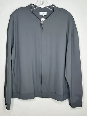 Buy Soma Weekend Jacket Womens XL Tech Knit Bomber Jacket Restful Gray Full Zip NEW • 33.07£