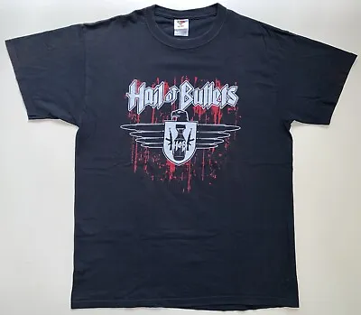 Buy HAIL OF BULLETS  FULL SCALE WAR!  T-shirt Death Metal Gr.L *GETRAGENER ZUSTAND* • 20.54£