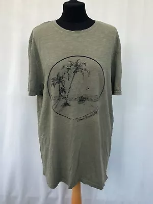 Buy T-Shirt Nutmeg Size L Green Short Sleeve Cotton Mens • 6.99£