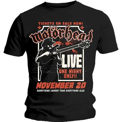 Buy Motorhead Lemmy Firepower T-Shirt OFFICIAL • 16.39£