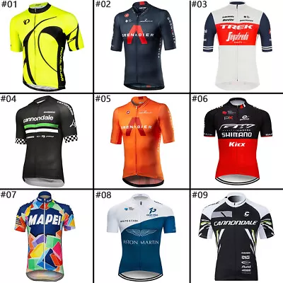 Buy Mens Cycling Jersey Mountain Bike Tops Road Bike Clothing Loose Fit Team Shirts • 14.26£