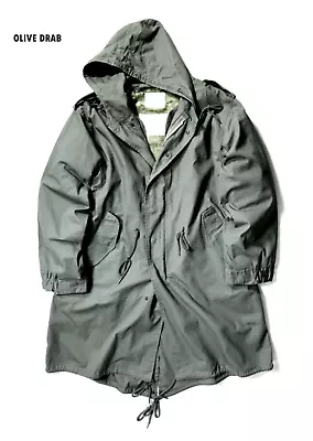 Buy HOUSTON M-51 Parka Coat Jacket New Green Military • 172.51£
