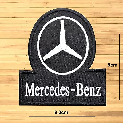 Buy Mercedes Benz Car Biker Patch Embroidered Iron Or Sew On Badge Applique Logo • 2.99£