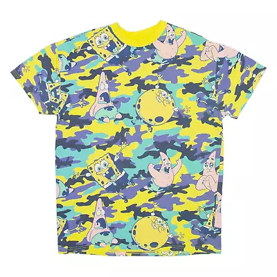 Buy NICKELODEON Spongebob Square Pants Womens T-Shirt Yellow S • 7.99£