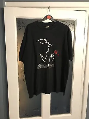 Buy Vintage Beauty And The Beast The Broadway Musical T Shirt Size L OFFERS • 32.99£