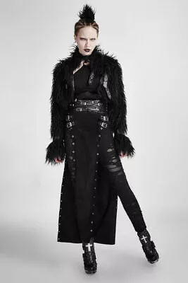 Buy Punk Rave Women Gothic Max Skirt Pants Steampunk Rock Split Copslay Clothing • 64.90£