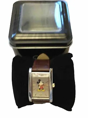 Buy Mens Disney Classic Mickey Mouse Leather Watch - - Walt Disney World - Brand New • 44.99£