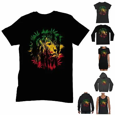 Buy Lion Of Judah T Shirt - Rasta Reggae Jamaica Bob Marley • 12.95£