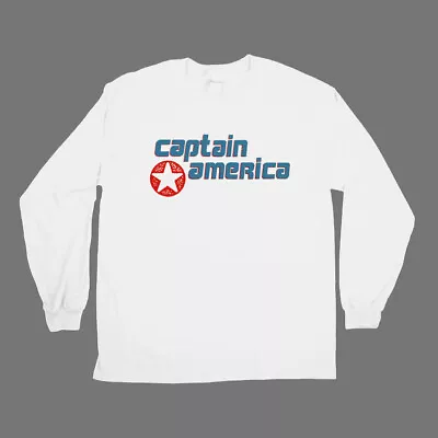 Buy Captain America Longsleeve T-Shirt (worn By Kurt Cobain / Nirvana) • 26£
