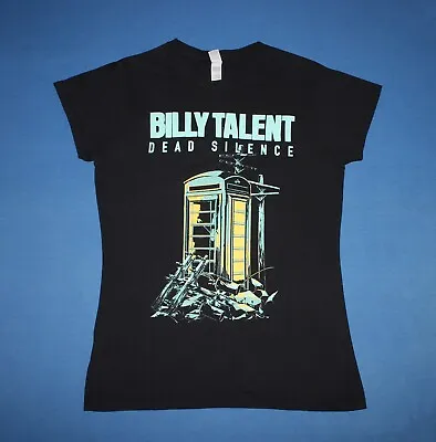 Buy Billy Talent Shirt Dead Silence Europe Punk Rock Women's Tee Medium • 62.04£