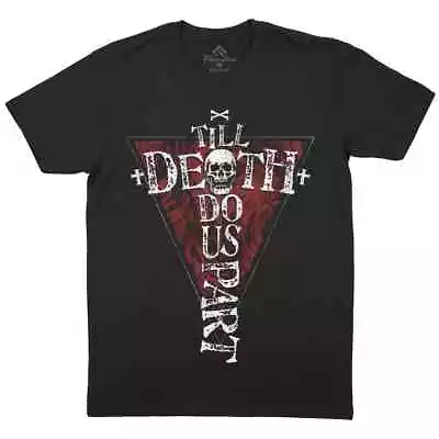 Buy Till Death Do Us Part Mens T-Shirt Horror Gothic Occult Cross Skull P606 • 13.99£