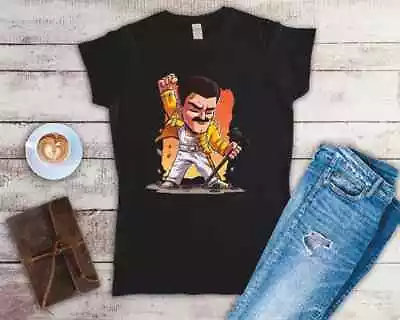 Buy Freddie Mercury Ladies Fitted T Shirt Sizes SMALL-2XL • 12.49£