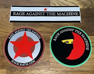 Buy Vtg Rage Against The Machine Concert PROMO Sticker RARE Metal Band Merch RATM • 23.68£