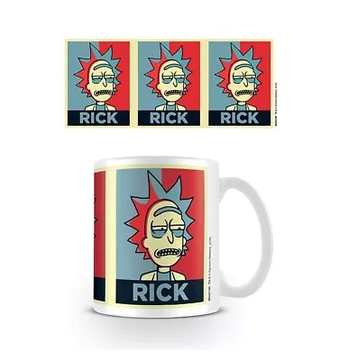 Buy 388736 Rick & Morty Tv Show Rick Campaign Design 300ml Ceramic Coffee Mug Cup • 9.47£