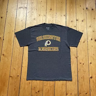 Buy NFL Team Apparel Washington Redskins Grey Tshirt USA American Football Retro • 7.99£