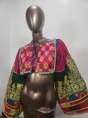 Buy Cropped Kimono Sleeve Jacket For Women Bohemian Boho Rock N Roll 70s Hippie  • 94.50£