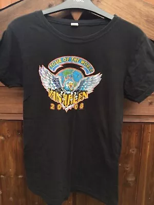 Buy 2008 Official Van Halen T-Shirt Ladies Size 16 • 4.50£