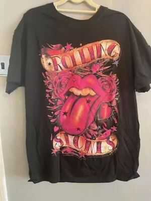 Buy Rolling Stones Official Licenced Product Pink Tongue Logo T-Shirt • 9.95£
