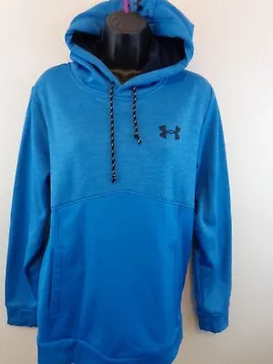 Buy UNDER ARMOUR STORM 1 Hoodie Women's  Small Blue Pullover Pockets • 10.60£
