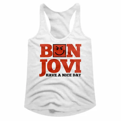 Buy Bon Jovi Have A Nice Day Album Womens Tank Top Rock Band Concert Merch Racerback • 25.46£