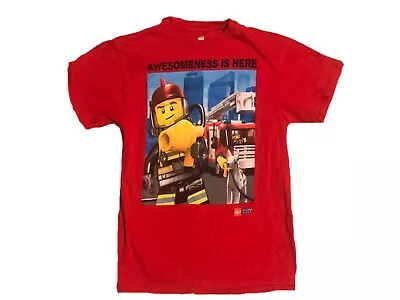 Buy Lego City Awesomeness Is Here Big Boys' T-Shirt NWT • 10.40£
