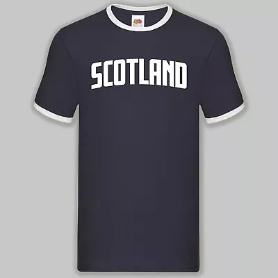 Buy Scotland Varsity Print Ringer T-Shirt Birthday Gift Scotland Home Nations • 17.99£