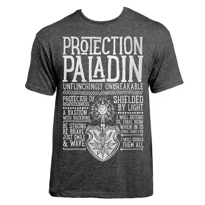 Buy World Of Warcraft / RPG Inspired PROTECTION PALADIN T-shirt - Unisex / Mens • 19.99£
