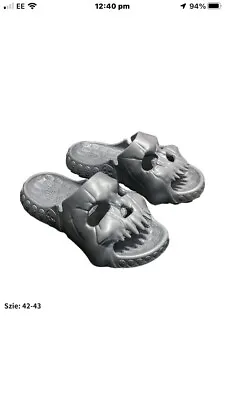 Buy New Skull Design Men Women Slippers Summer.In/Outdoor Fun Slippers Bathroom • 10£
