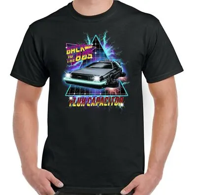 Buy Back To The Future T-Shirt Mens Flux Capacitor Funny Retro 80's Movie DMC Car • 10.99£