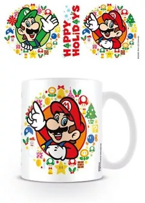 Buy Impact Merch. Mug: Super Mario - Happy Holidays Size: 95mm X 110mm • 9.45£