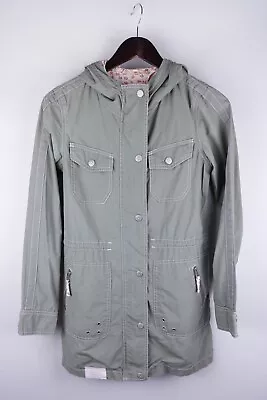 Buy Khujo Women Jacket Casual Leisure Windproof Green Cotton Size S UK8 • 19.15£