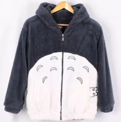 Buy Jacket Anime Hayao Miyazaki My Neighbor Totoro Hoodie Warm Plush Sport Coat • 29.15£