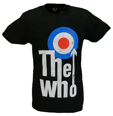 Buy Mens Black Official The Who ELEVATED TARGET T Shirt • 16.99£