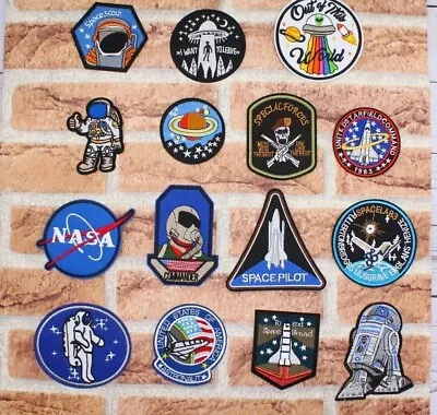 Buy Space Patch Sew Or Iron On Patches For Kids Custom Denim Jackets 15 Patches • 2£