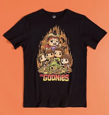 Buy Funko POP! Tees T-Shirt The Goonies Group Black Size L Large • 12.95£