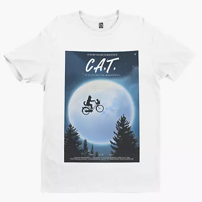 Buy CAT ET Movie Poster T-Shirt - Sci Fi Star Cats Pet Comedy Film TV Movie Funny • 8.39£