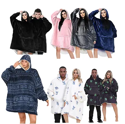 Buy Adult Mens Womens Oodie Oversized Hug & Snug Hoodie Soft Blanket Hoodie UK Stock • 26.99£