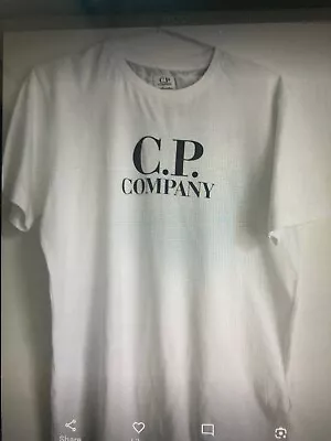 Buy Boys Age 14 Years C.P. Company  T-shirt Ghost Motif On Back  • 20£