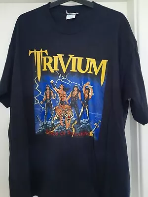 Buy Trivium T Shirt NEW 2XL Manowar (metal/rock/lamb Of God/slipknot/metallica) • 8.99£