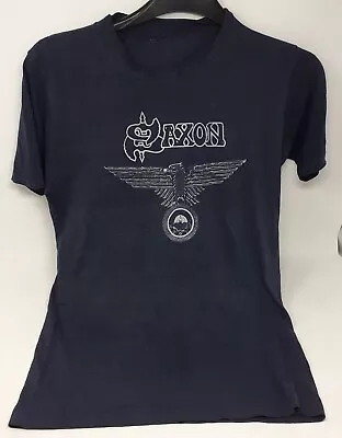 Buy Original Vintage 1980 Saxon Wheels Of Steel  Tour'80 T Shirt NWOBHM • 100£