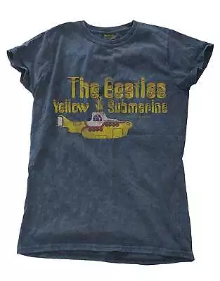 Buy The Beatles Yellow Submarine Snow Wash Skinny T Shirt • 14.93£