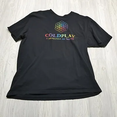 Buy 2017 COLDPLAY  Head Full Of Dreams  Concert Tour (2XL) T-Shirt CHRIS MARTIN • 26.88£