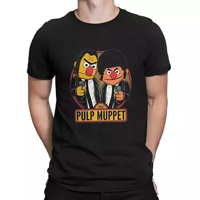 Buy Fashion Men's Breathable Sesame Street Print Casual Cotton T-Shirt | Vintage Sum • 14.99£