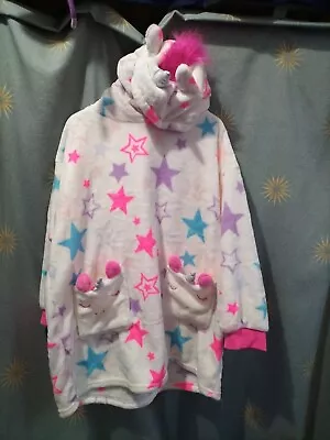 Buy Girls Oversized Hoodie Snoodie Size S-M (122-140cm) Unicorn Approx 7-10 Years  • 7.90£