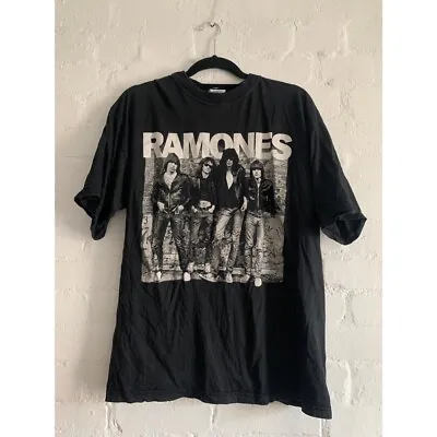 Buy The Ramones Vintage Black T-shirt Size XL Great Condition Rare Print • 13.89£