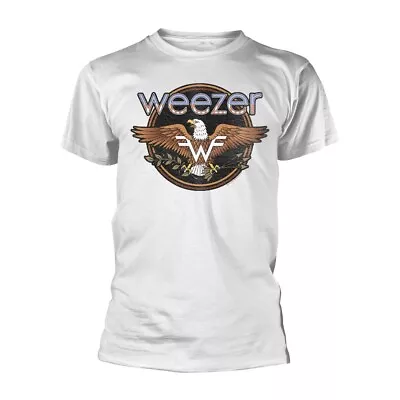 Buy WEEZER - EAGLE WHITE T-Shirt Large • 19.11£