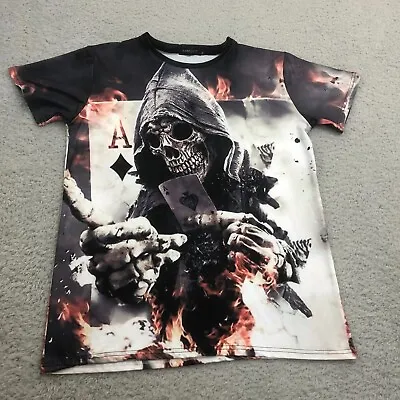 Buy RXBC2011 T Shirt Size 3XL Grim Reaper Graphic Print Lightweight Breathable Mens • 13.99£